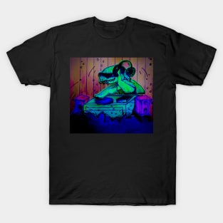 Club Rave Shark DJ T-Shirt
